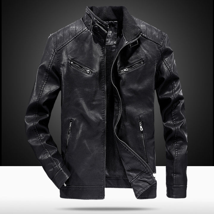 Herren Sportliche Bikerjacke Echo Archiv 1788417867