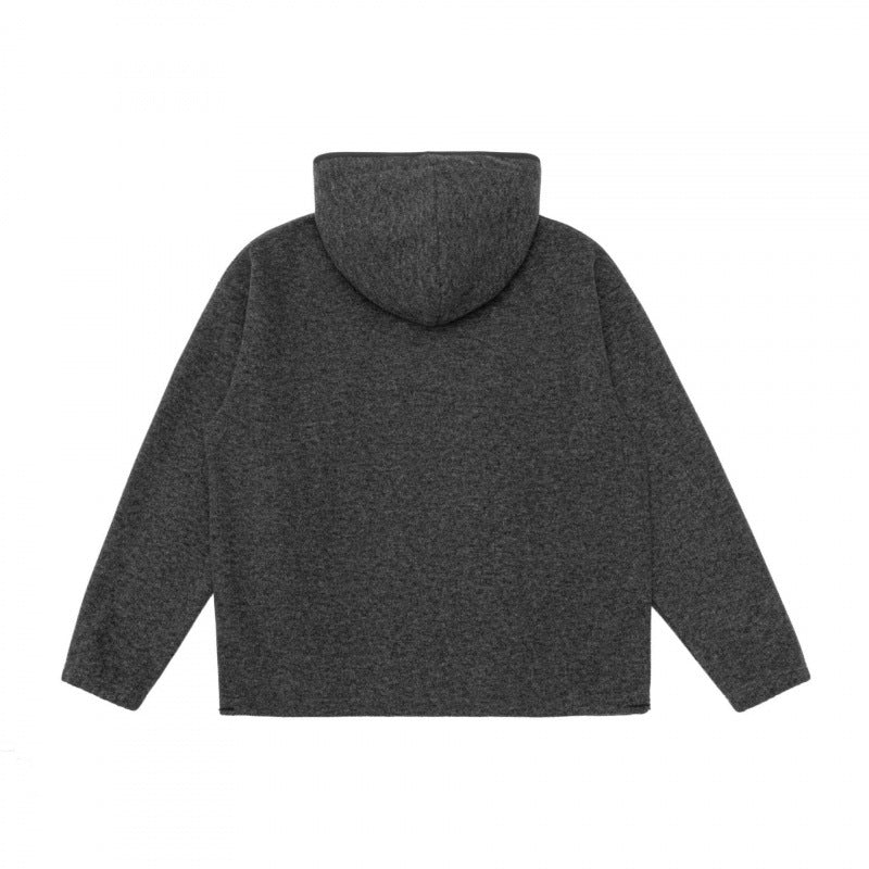 Unisex Kapuzenpullover mit Knopfleiste und weichem Fleece-Innenfutter Echo Archiv