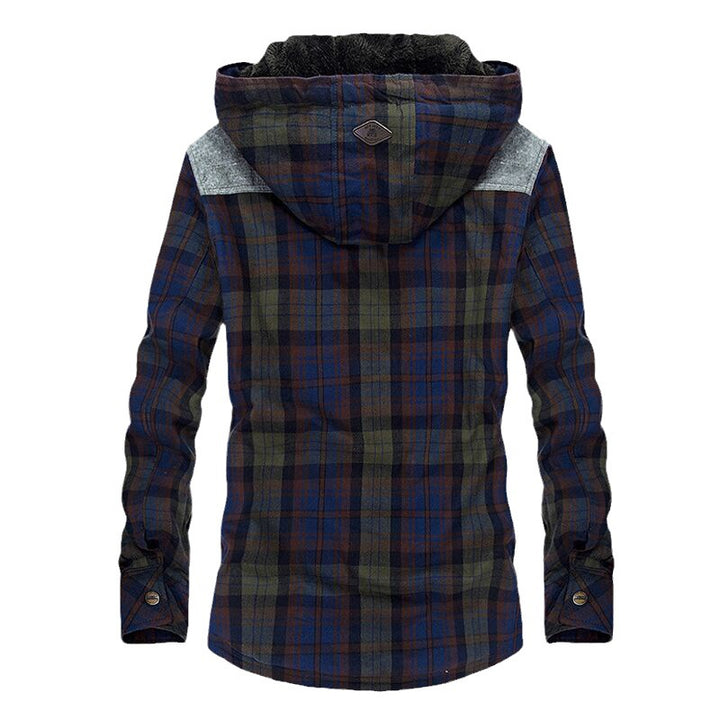 Herren Flanellhemdjacke mit Teddyfutter Echo Archiv