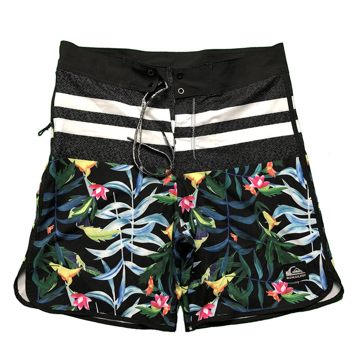 Herren Badeshorts mit modischem Floral-Design und schnelltrocknendem Material Echoarchiv