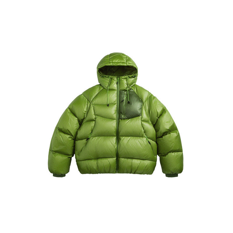 Unisex Stepp-Daunenjacke mit Kapuze und leichter Wärmeisolierung Echo Archiv