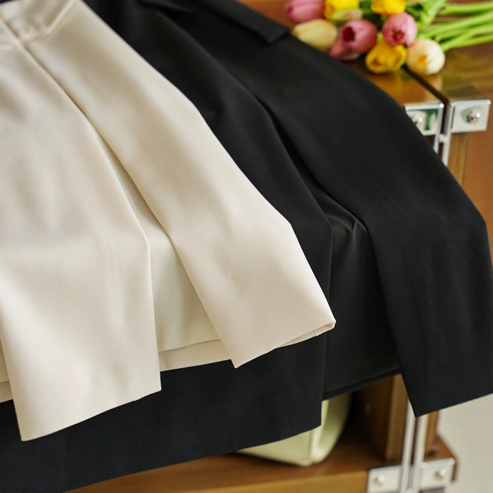 Damen Eleganter Wickelrock mit Taillenbindung Echoarchiv