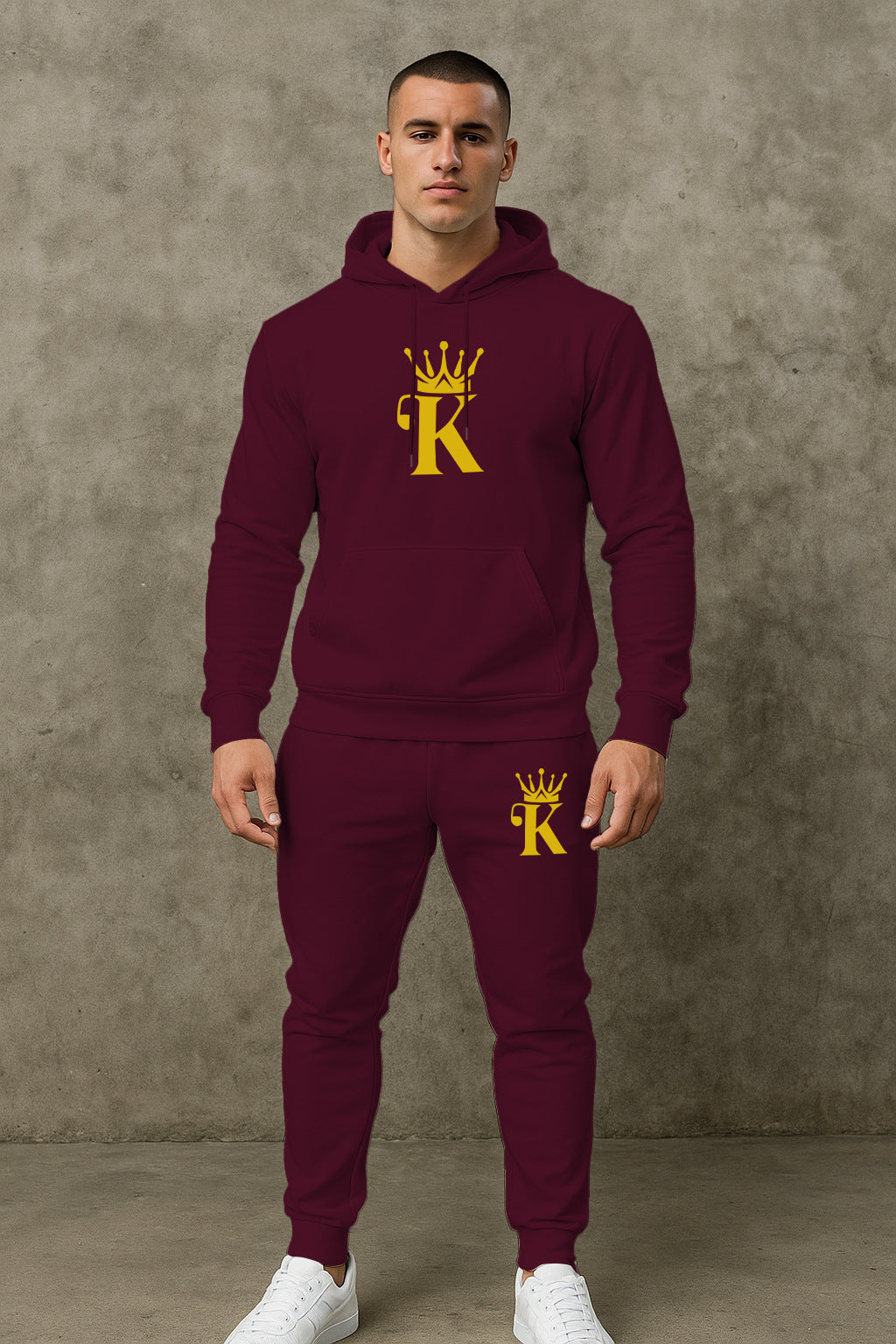Herren bequemer Hoodie und Jogginghose Set Echoarchiv