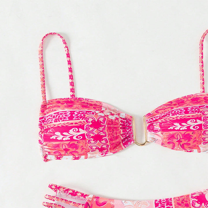 Damen Bikini-Set mit raffinierten Trägern und elegantem Detail Echo Archiv