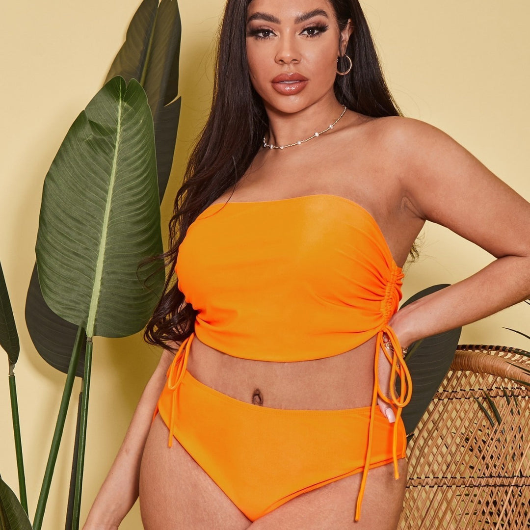Damen Tankini-Set mit verstellbarem Wickel-Top und hochgeschnittenen Shorts Echo Archiv
