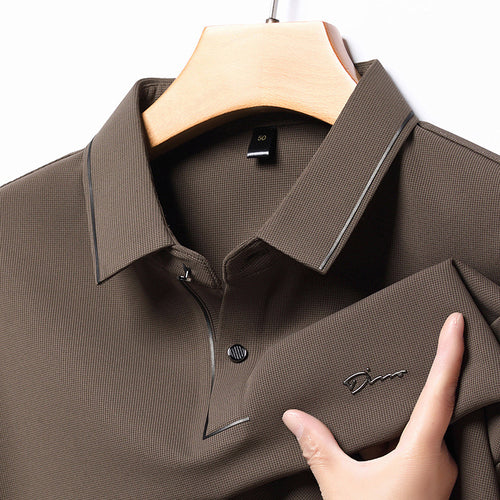 Herren Hochwertiges Langarm Poloshirt mit feuchtigkeitsregulierendem Stoff Echoarchiv