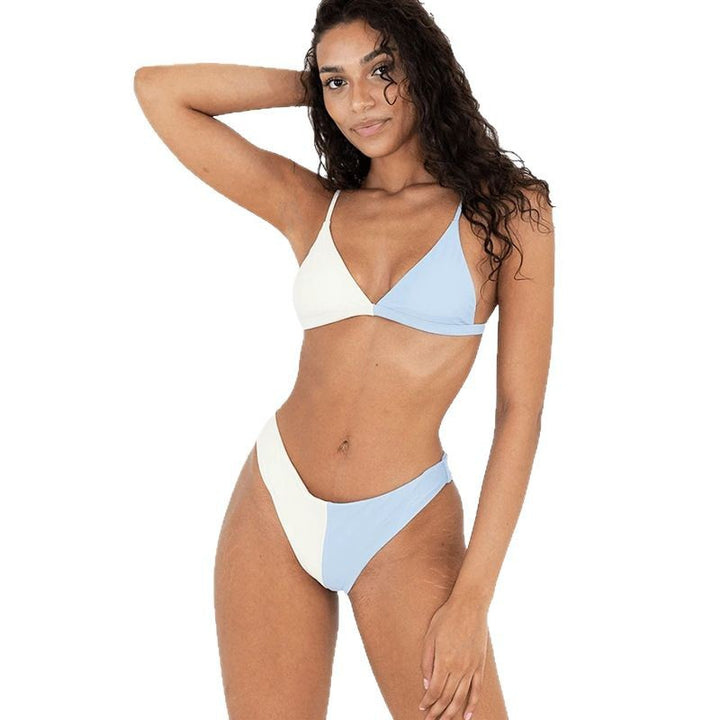 Damen Triangel-Bikini mit harmonischem Farbkontrast Echo Archiv