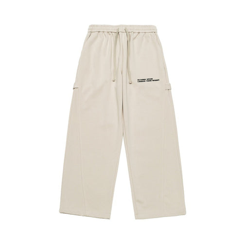 Unisex Weite Cropped-Sweathose im Cargo-Stil mit Tunnelzugbund und aufgesetzten Taschen Echoarchiv