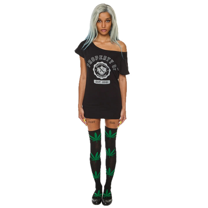 Damen T-Shirt mit dekorativem Grafikdruck Echo Archiv