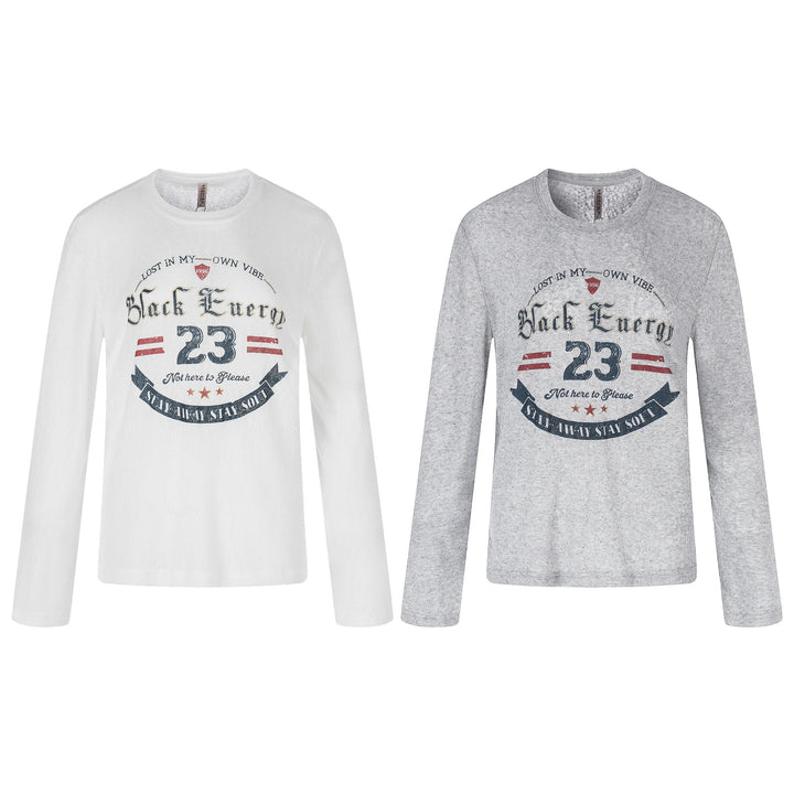 Unisex Langarm-Sweatshirt mit Vintage-Print und Rundhalsausschnitt Echoarchiv
