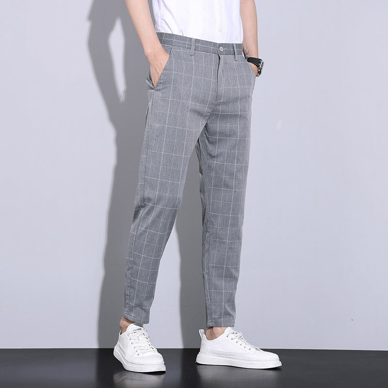 Herren Elegante Kariertes Chino-Hose Echo Archiv