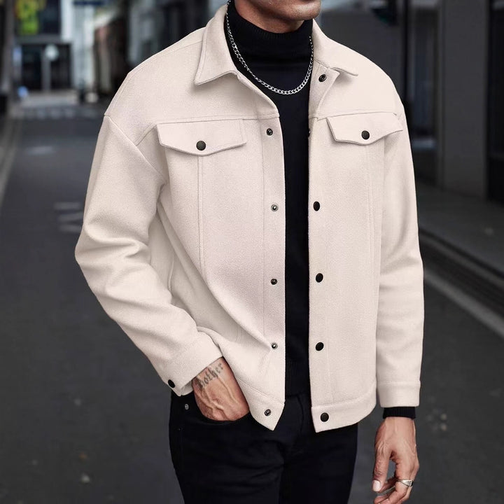 Herren stilvolle Overshirt-Jacke Echoarchiv