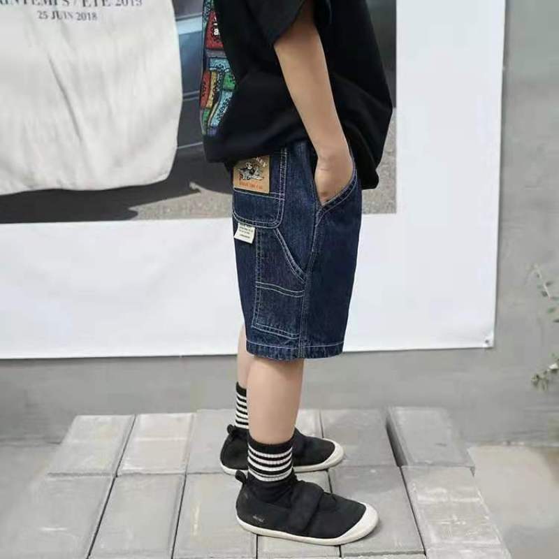 Jungen lässige Jeans-Shorts mit großen Taschen Echo Archiv