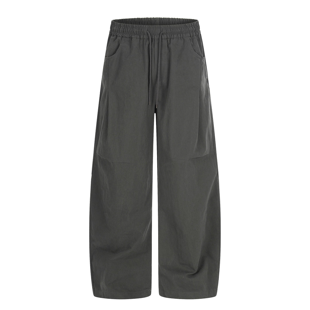 Damen Weite Culotte‑Hose mit elastischem Tunnelzugbund und großen Eingrifftaschen Echoarchiv