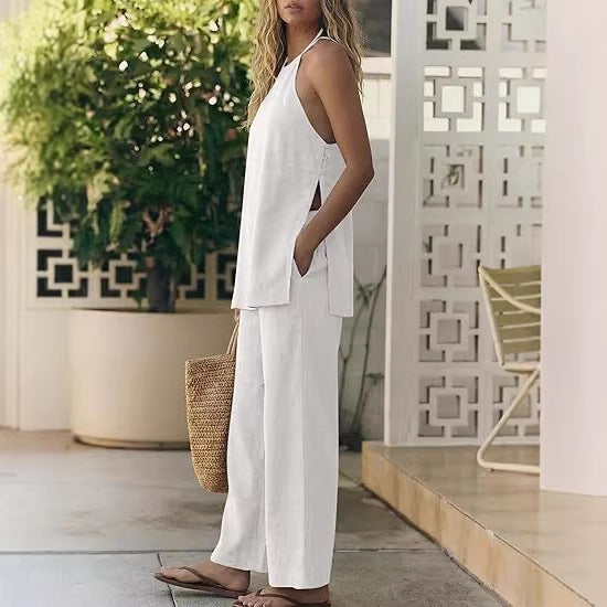 Damen Leichte und luftige Sommerhose mit Tanktop Echo Archiv