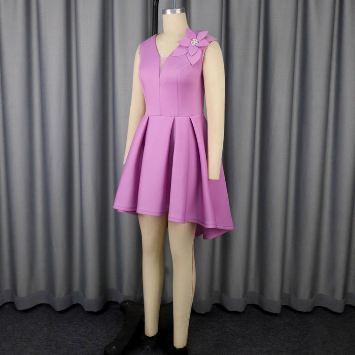 Damen festliches A-Linien Kleid mit floralem Akzent Echo Archiv