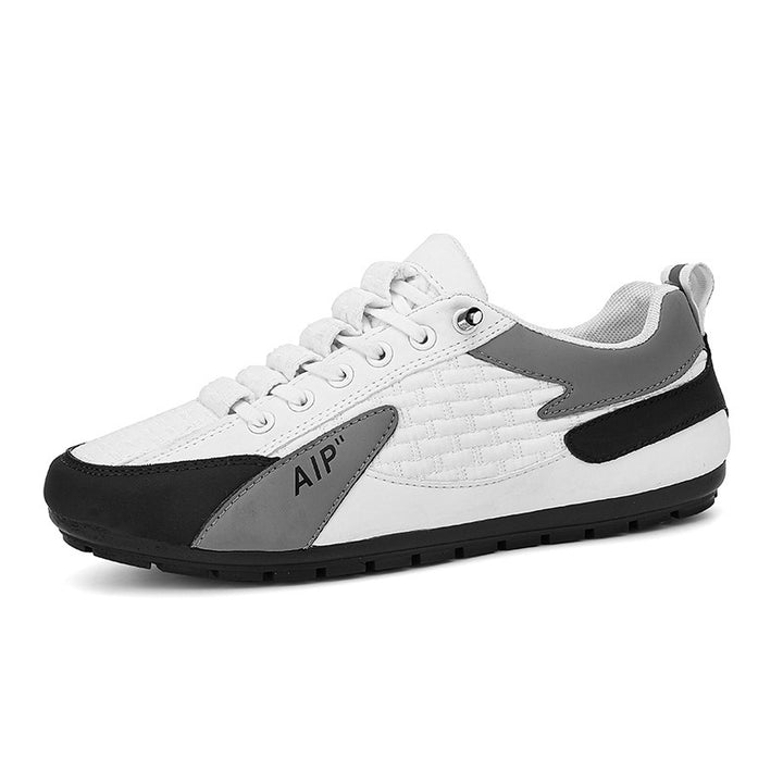 Herren Gewebter Low-Top Sneaker mit leichter Profilsohle und Panel-Details Echoarhiv