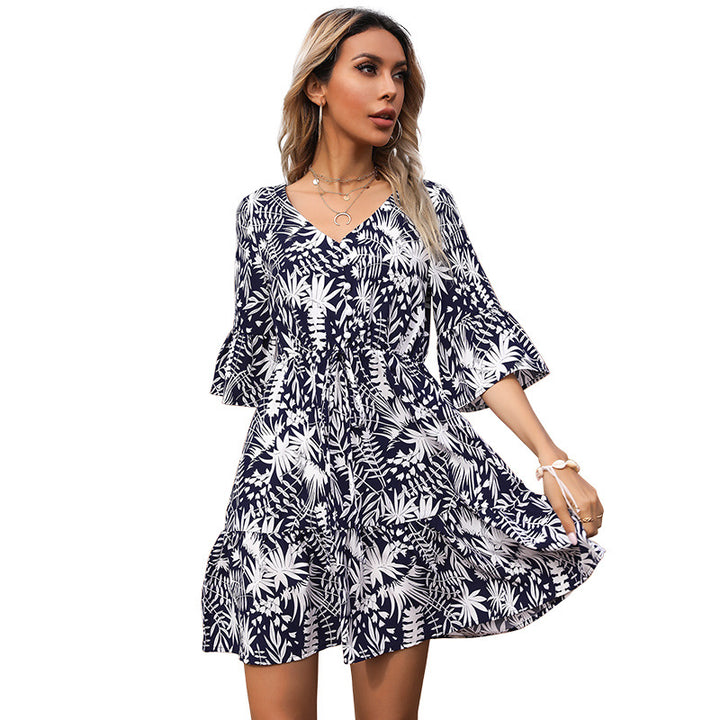 Damen Verspieltes Sommerkleid Echo Archiv