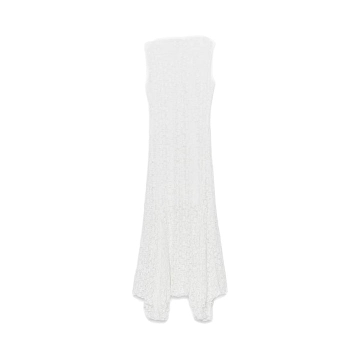 Damen elegantes Maxi-Kleid mit transparentem Gewebemuster und femininem Schnitt Echo Archiv