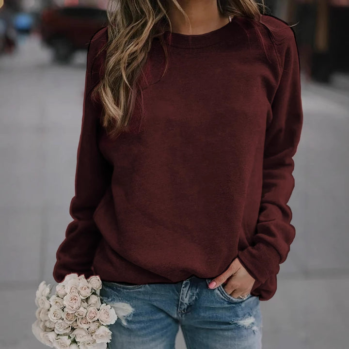 Damen Freizeit Oversized Sweatshirt mit Rundhalsausschnitt und Raglanärmeln Echoarchiv