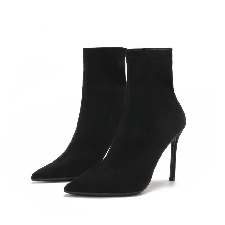 Damen Stretch‑Sockboot mit spitzer Zehenpartie und schmalem Stiletto Echo Archiv