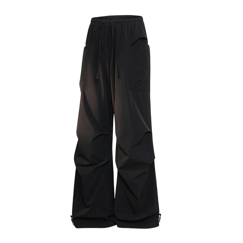 Herren Oversize-Cargohose im Tech-Look mit Tunnelzugbund, extra weitem Bein & verstellbaren Beinabschlüssen Echoarchiv