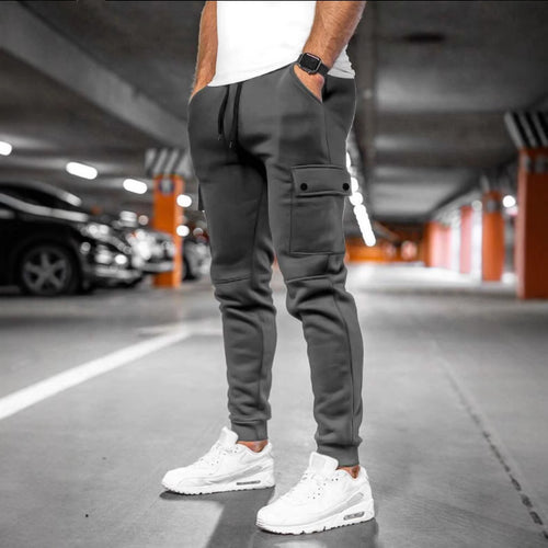 Herren Funktions-Cargo-Jogginghose mit praktischen Seitentaschen Echoarchiv