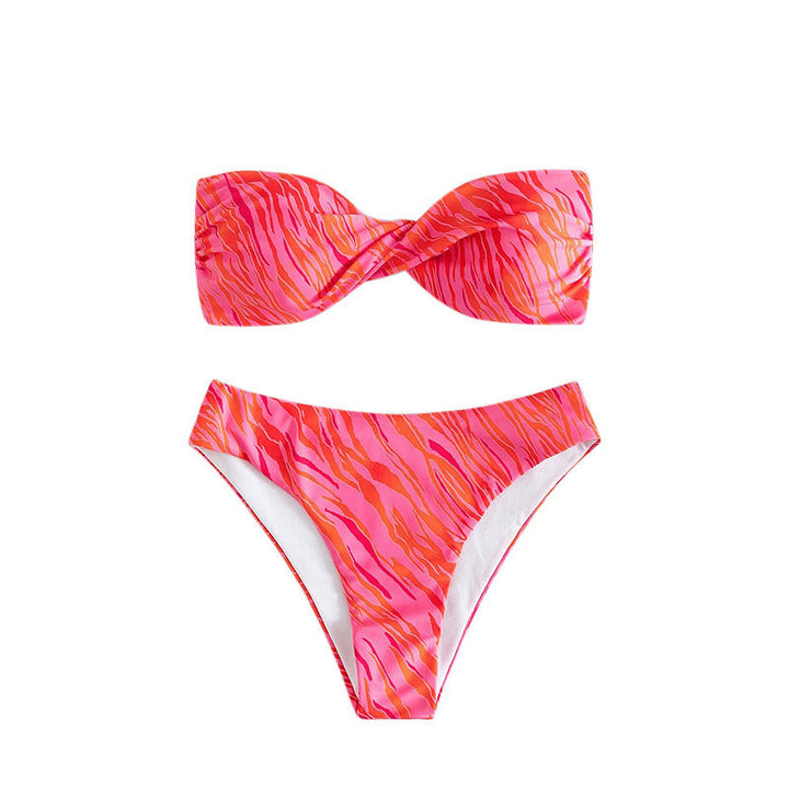 Damen Bandeau-Bikini mit raffinierten Drapierungen Echo Archiv