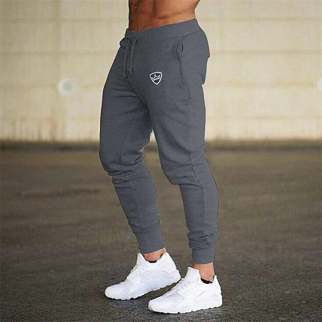 Herren Sweatpants mit schmalem Schnitt und elastischem Bund Echoarchiv