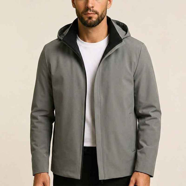 Herren Moderne Übergangsjacke mit hohem Kragen Echo Archiv