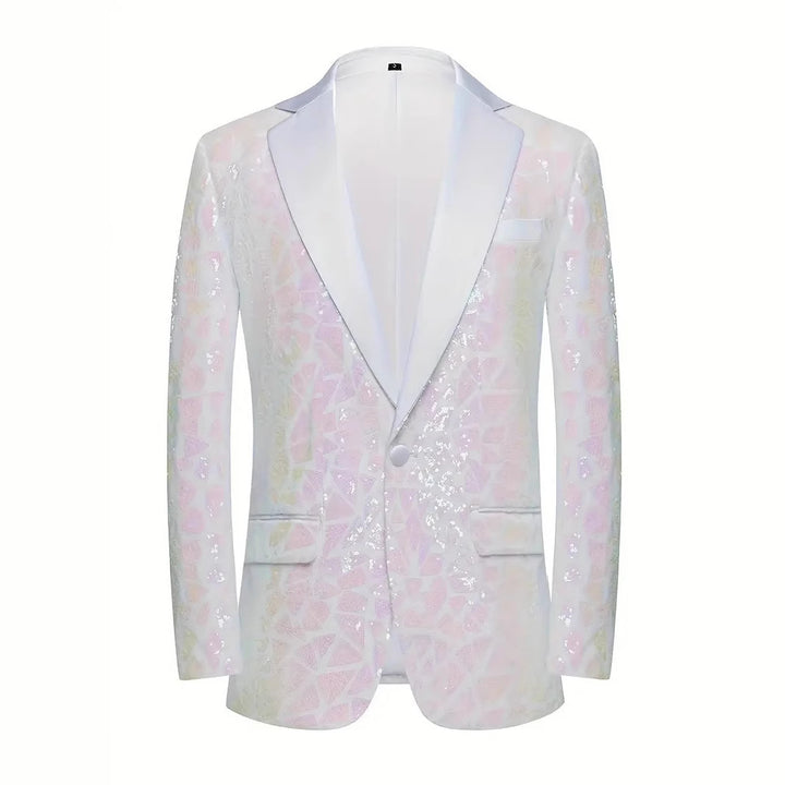 Herren glamouröser Paillettenblazer Echoarchiv