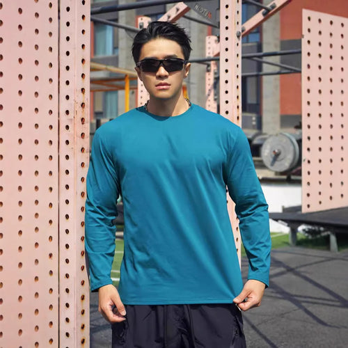 Herren Langarm Sportshirt mit atmungsaktiver und feuchtigkeitsregulierender Technologie Echoarchiv