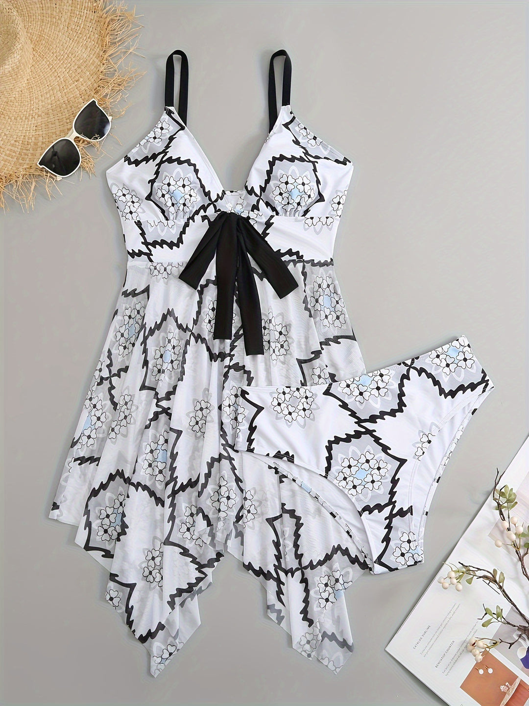 Damen Batherock mit raffinierten Bindeband-Details Echo Archiv