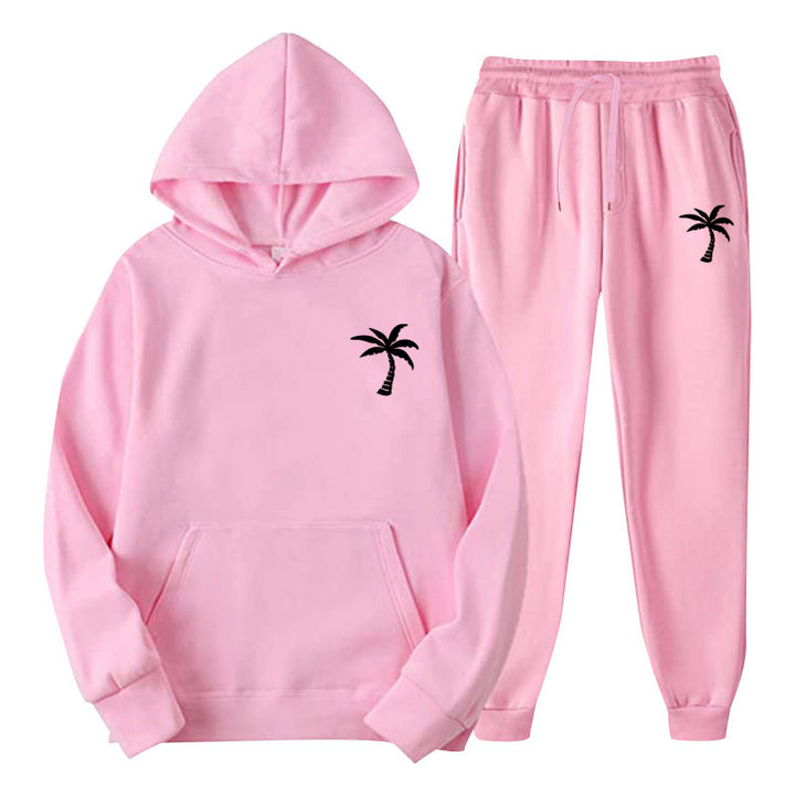 Damen Bequemer Hoodie und Jogginghose Set Echoarchiv