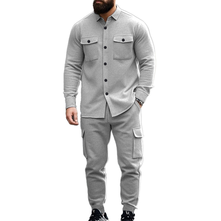 Herren Cargo-Jogginganzug mit funktionalen Taschen Echoarchiv
