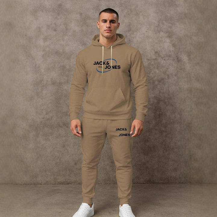 Herren Freizeit Hoodie und Jogginghose Set Echoarchiv
