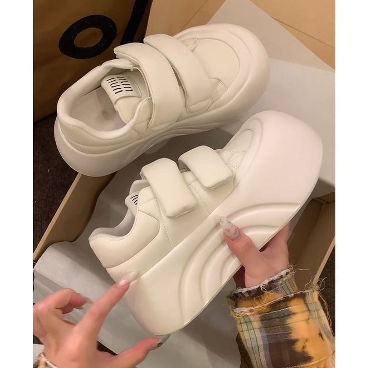 Damen Plattform Sneakers mit Klettverschluss Echo Archiv