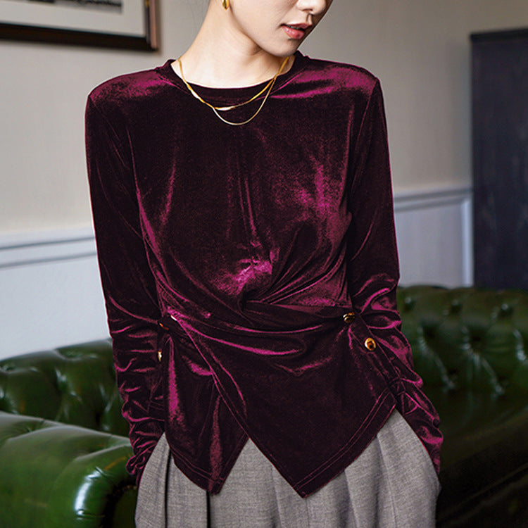 Damen Elegant geschnittene Bluse mit Twist-Detail Echoarchiv