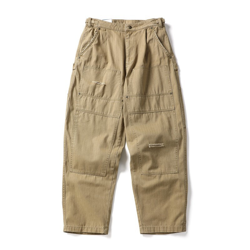 Herren Utility-Cargo-Hose im Baggy‑Workwear‑Stil Echo Archiv