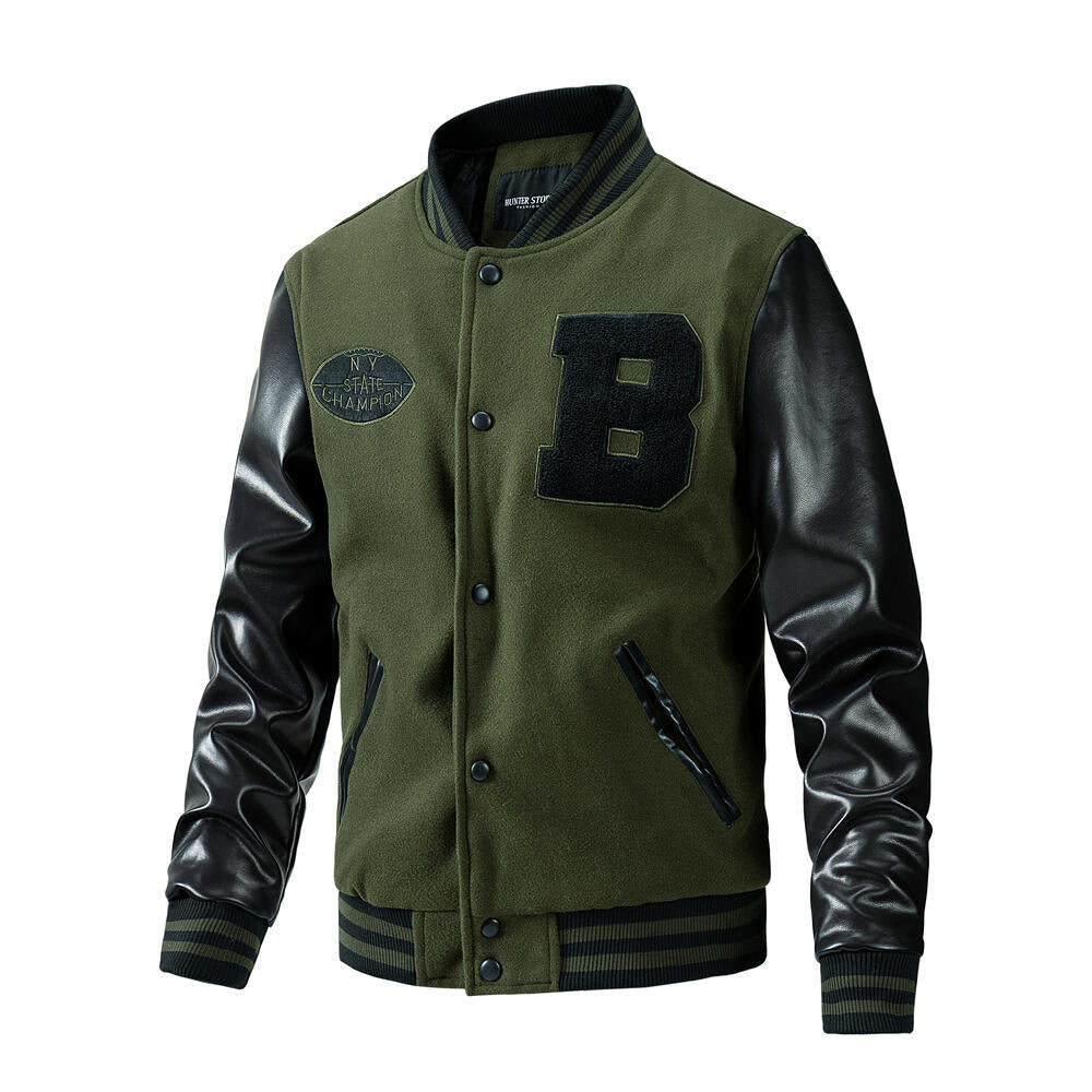 Herren Sportliche Collegejacke Echo Archiv