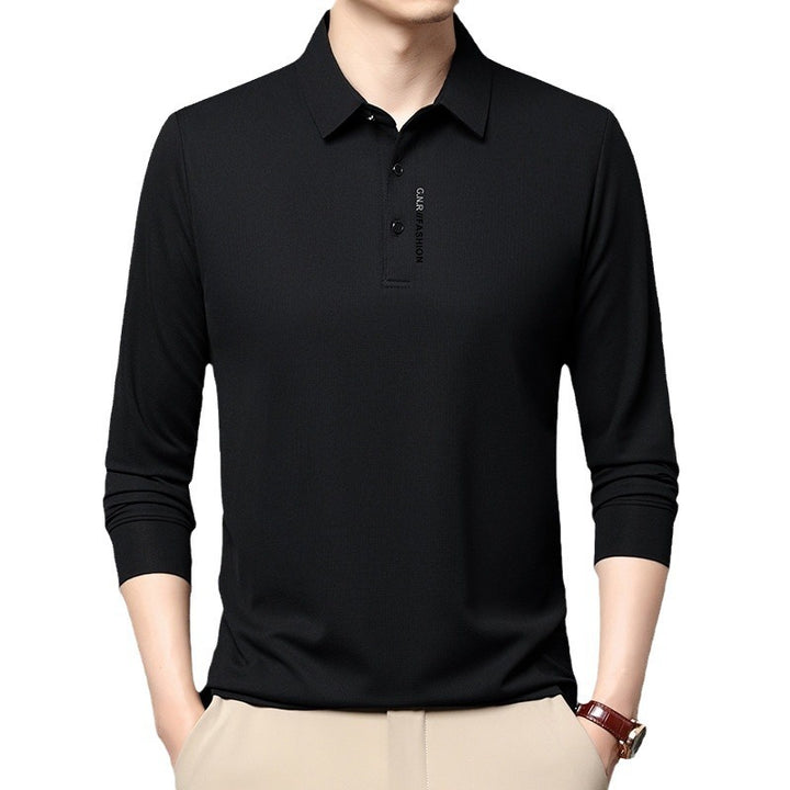 Herren modisches Langarm Poloshirt mit atmungsaktiven Eigenschaften Echoarchiv