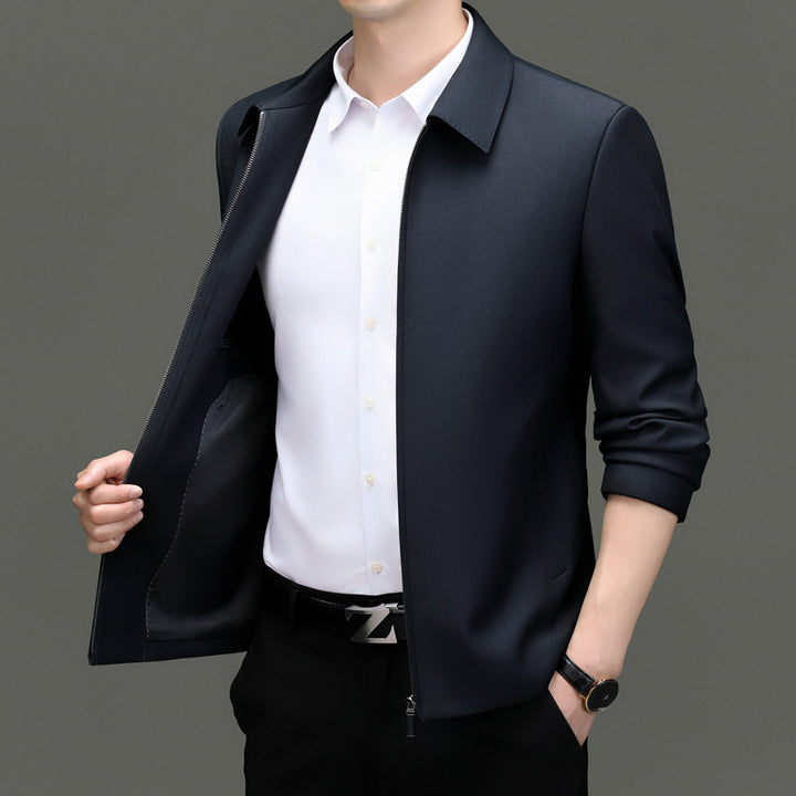 Herren elegante Übergangsjacke mit modernem Schnitt und praktischen Taschen Echoarchiv