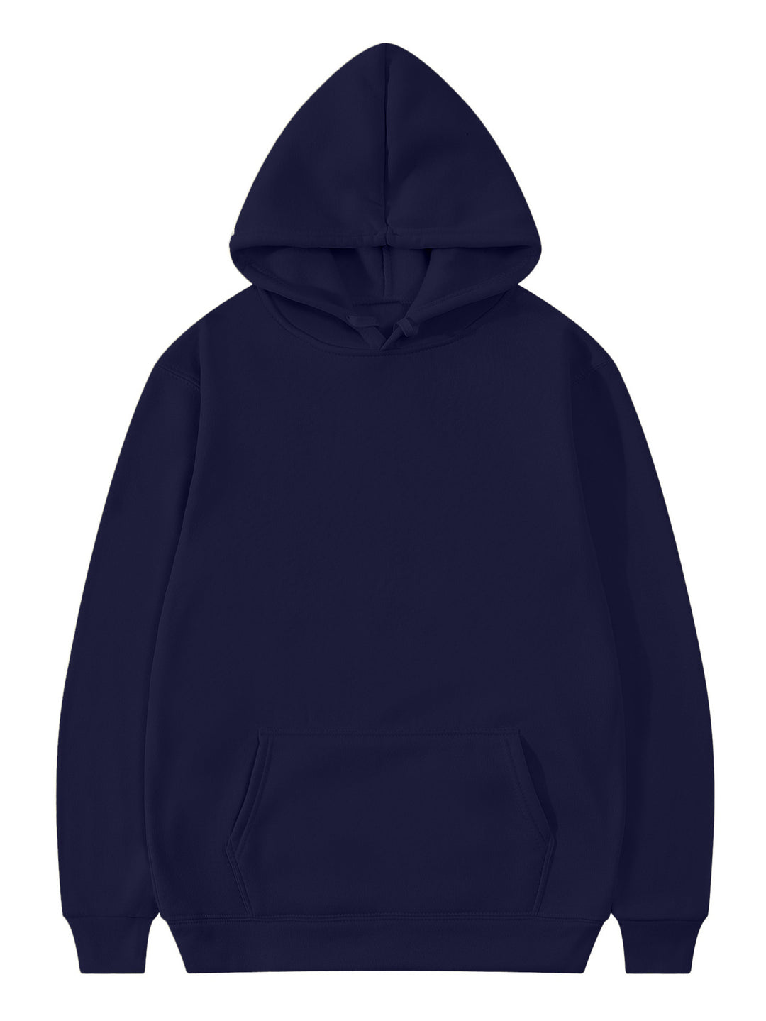 Unisex Oversized Kapuzenpullover aus schwerer Baumwollmischung mit Kängurutasche und gerippten Bündchen Echoarchiv