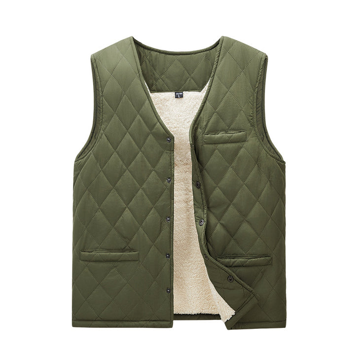 Herren Wattierte Outdoor-Steppweste Echo Archiv