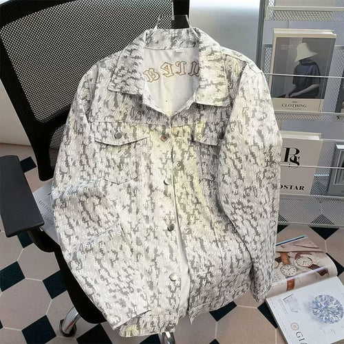 Herren Modische Camouflage Übergangsjacke Echo Archiv