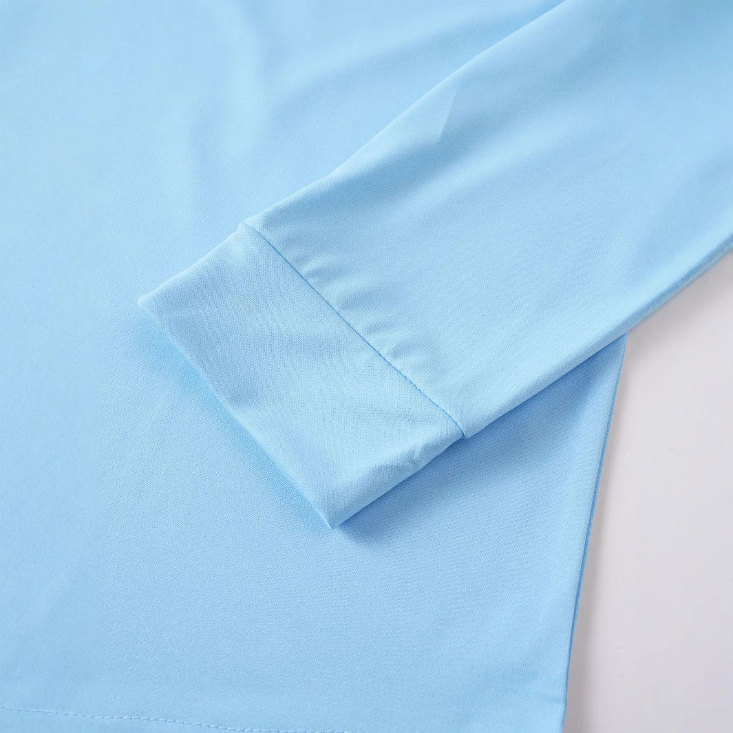Herren Sportliches Langarmshirt mit halblangem Reißverschluss Echoarchiv