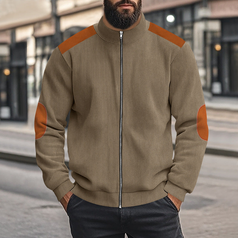 Herren Sportliche Jacke mit Reißverschluss und modischen Akzenten Echoarchiv