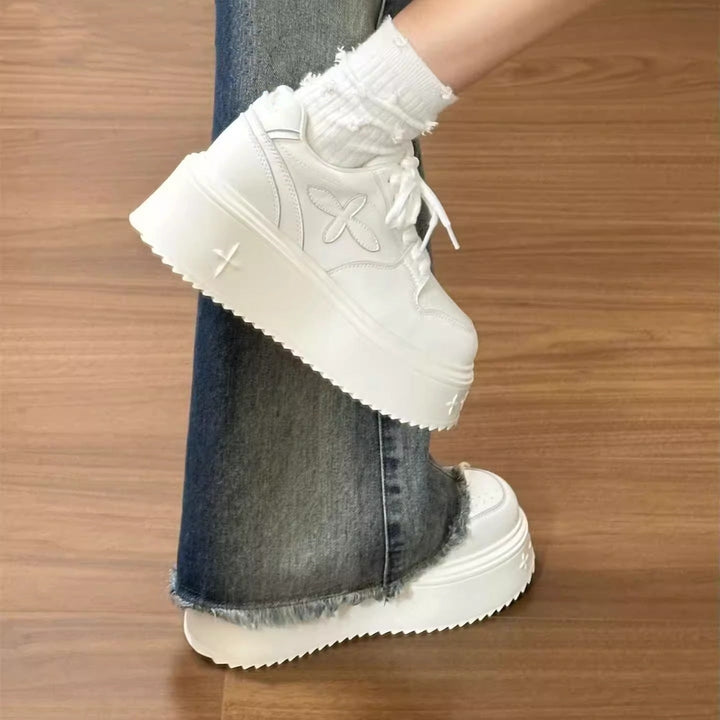 Damen High-Top Platform Sneakers mit modischem Design und komfortabler Dämpfung Echo Archiv