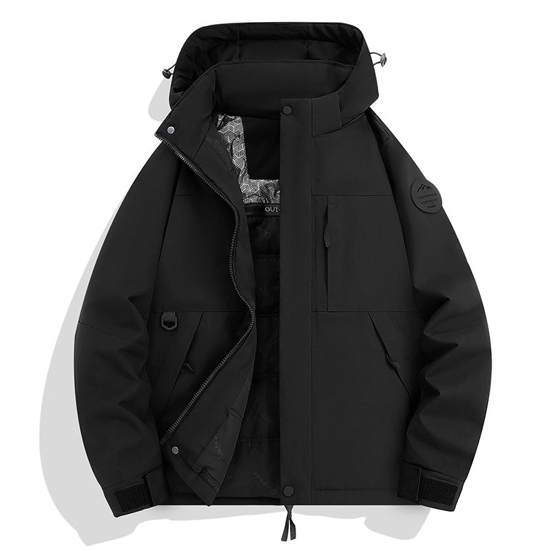 Herren Wasserdichte und atmungsaktive Softshell-Outdoorjacke Echoarchiv