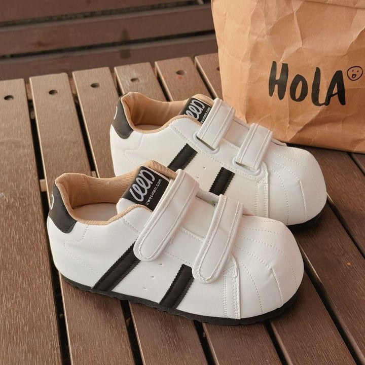 Damen Sneakers mit doppeltem Klettverschluss und gepolsterter Innensohle Echo Archiv